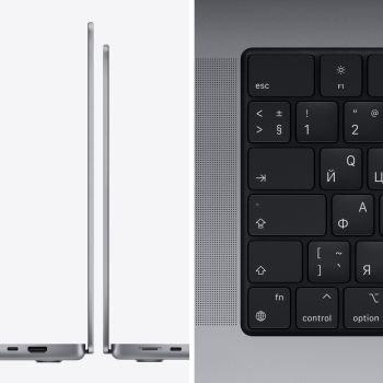 Apple MacBook Pro 14" (M1 Pro 8C CPU, 14C GPU, 2021) 16 ГБ, 512 ГБ SSD, «серый космос»